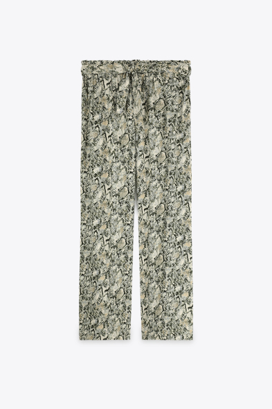 PANTALON LARGE IMPRIMÉ