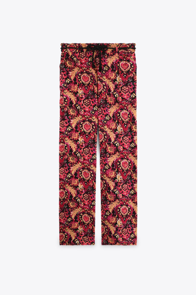 PANTALON LARGE IMPRIMÉ