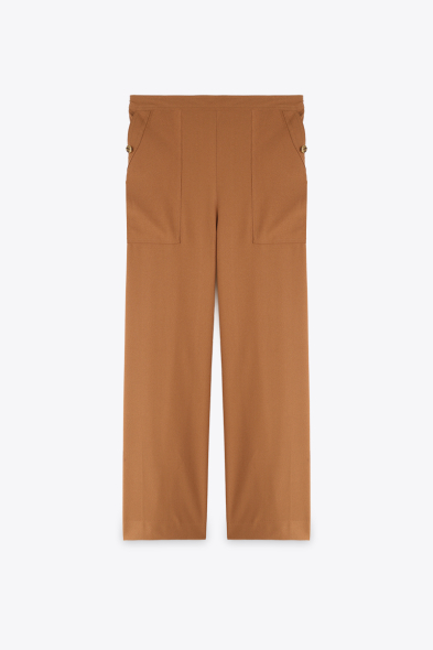 PANTALON DROIT À POCHES