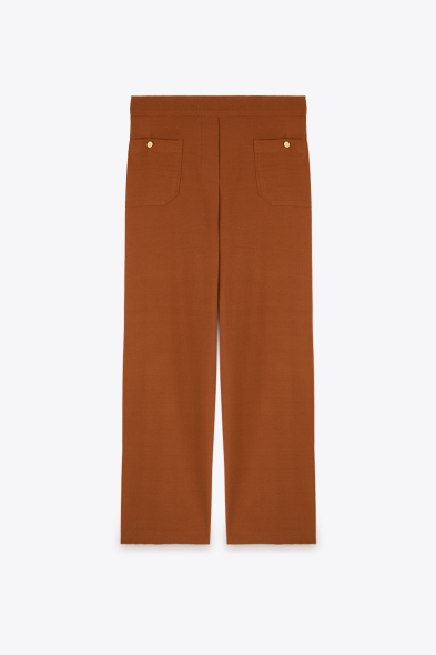 PANTALON À POCHES PLAQUÉES