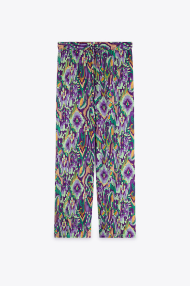 PANTALON LARGE IMPRIMÉ