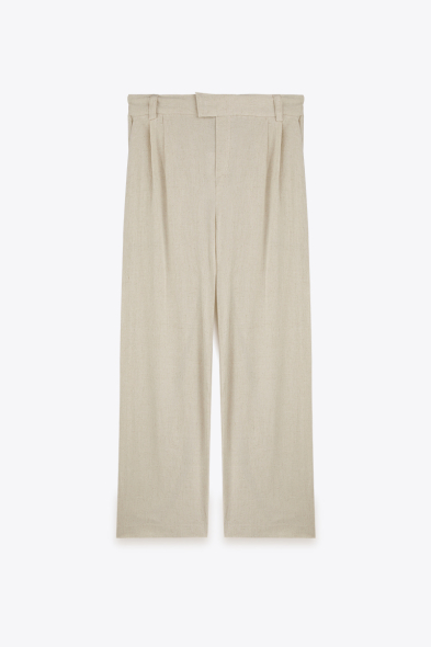 PANTALON DROIT À PINCES