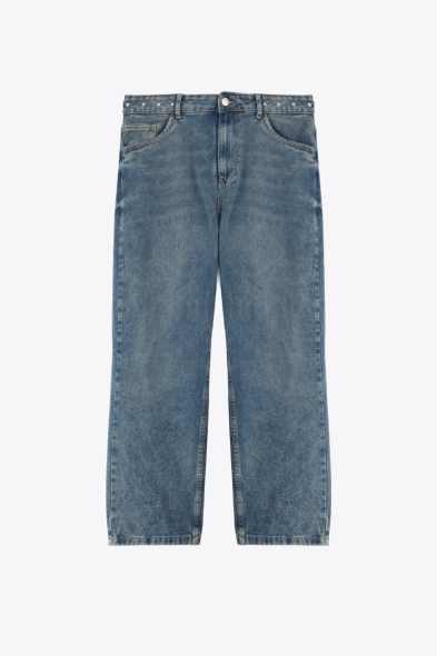 PANTALON DROIT EN DENIM 