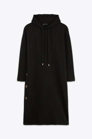 ROBE MI-LONGUE À CAPUCHE