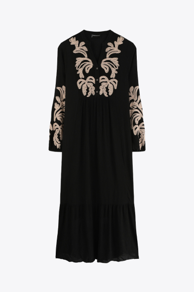ROBE LONGUE IMPRIMÉ RELIEF