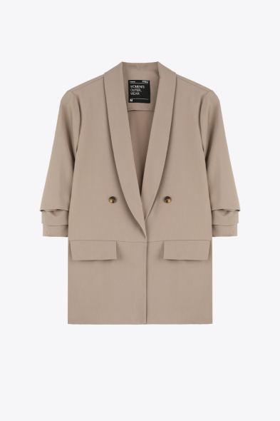 VESTE À MANCHES RETROUSSÉES